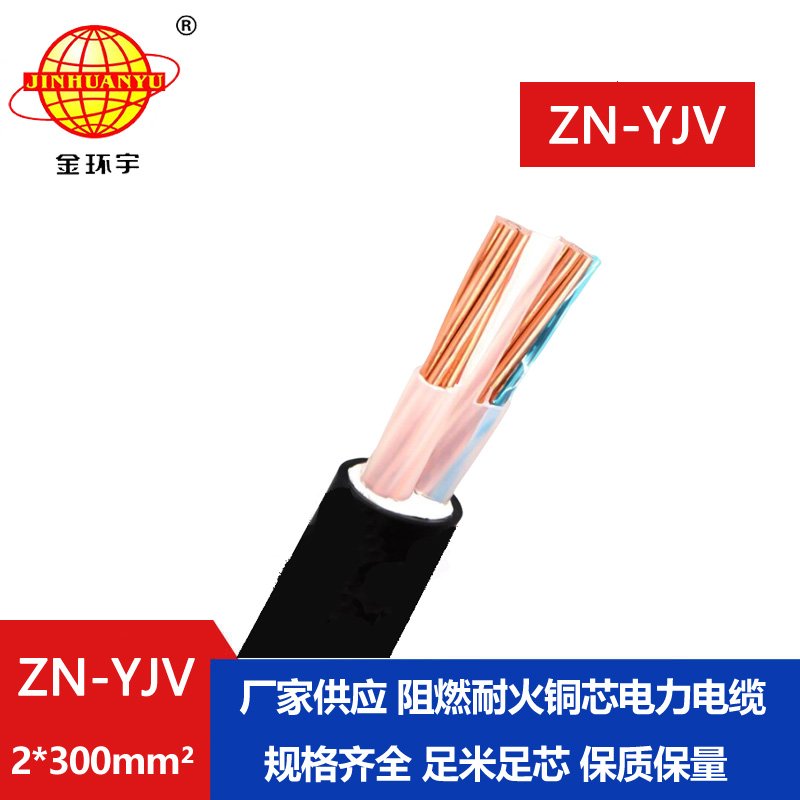 金環(huán)宇電線電纜 交聯耐火電纜ZN-YJV 2X300平方 yj